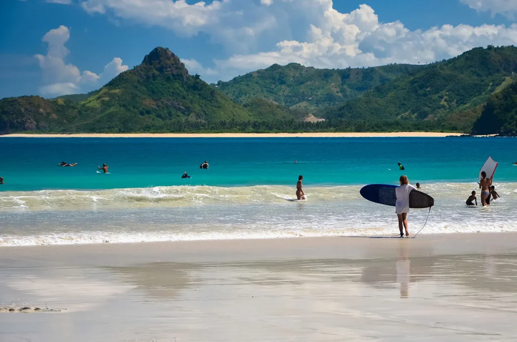 Selong Belanak outside surf