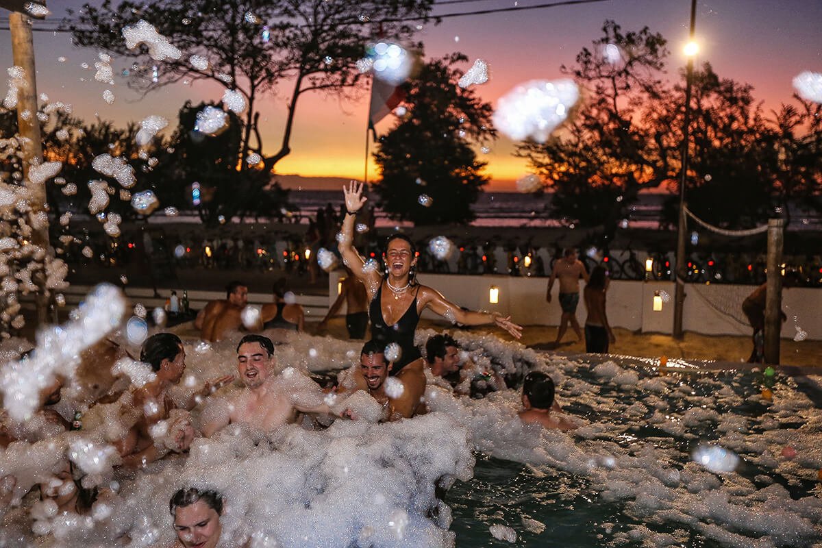 Gili Trawangan foam party