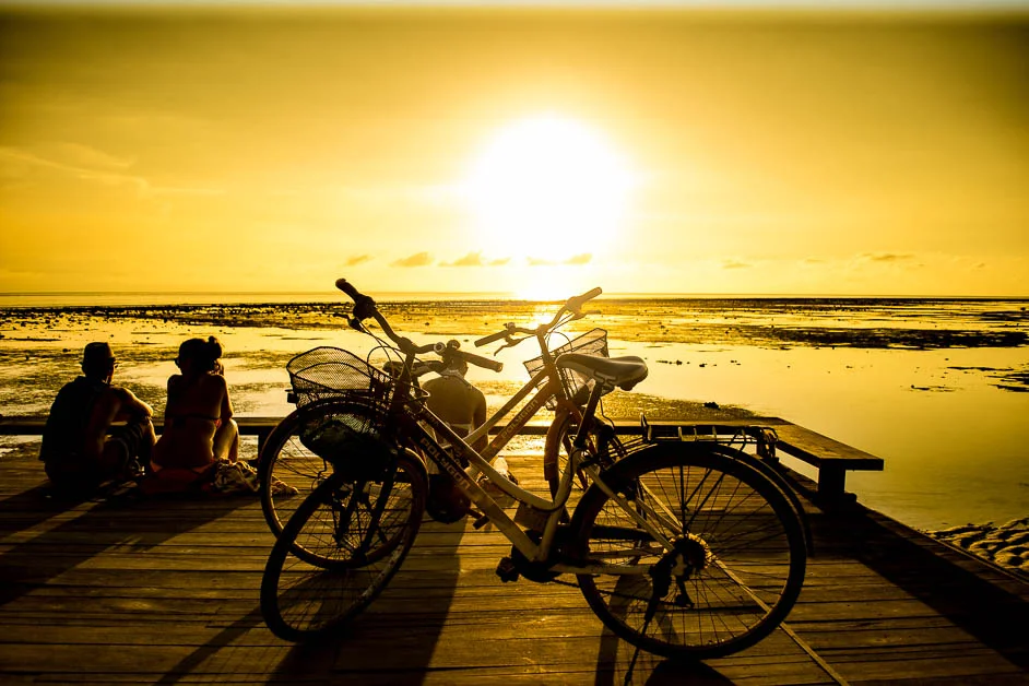 Gili Trawangan sunset time