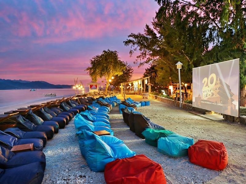 Gili Air outdoor cinema