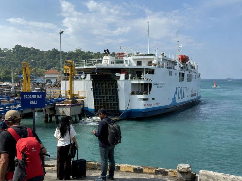 Lombok Indonesia ferry from Padang Bai Bali