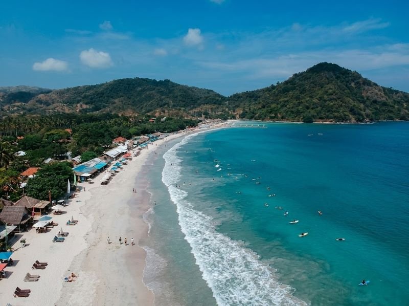 Selong Belanak Beach in Lombok 
