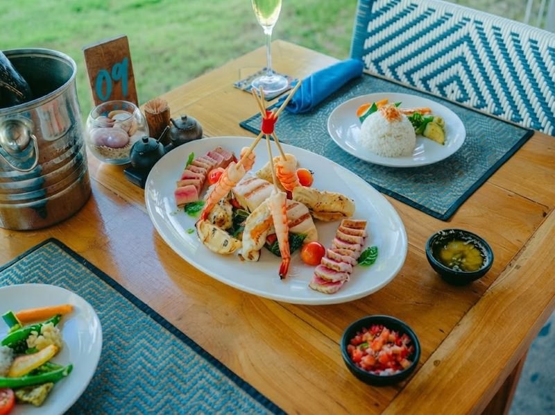 Selong Belanak beach restaurant menu
