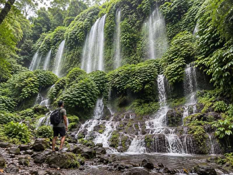 Benang Kelambu Waterfall Lombok