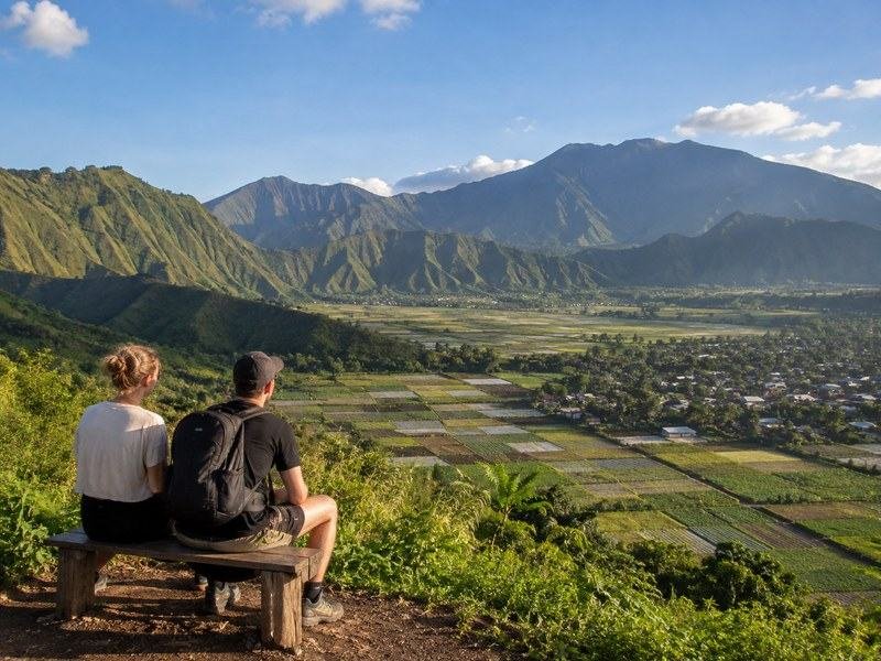 Scenic trip across Sembalun Senaru Lombok