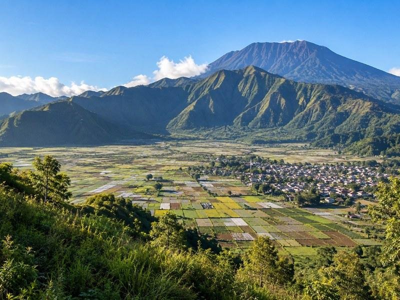 Sembalun Valley with Mount Rinjani view