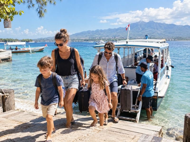 family transfer gili air lombok