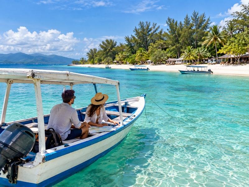gili islands indonesia private boat