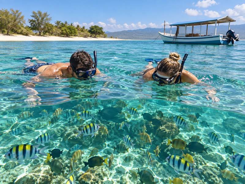 private gili island tour snorkeling
