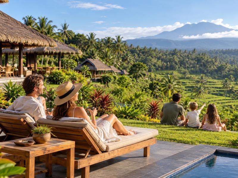 relaxed stay near Tetebatu Mountain Resort