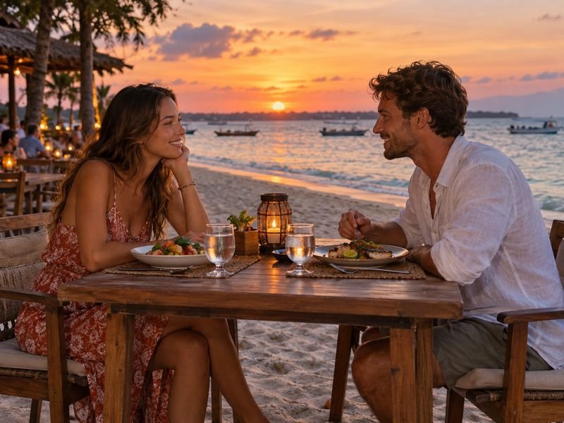 gili trawangan romantic dinner